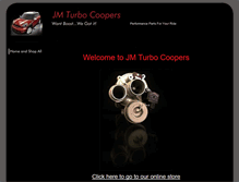 Tablet Screenshot of jmturbocoopers.com